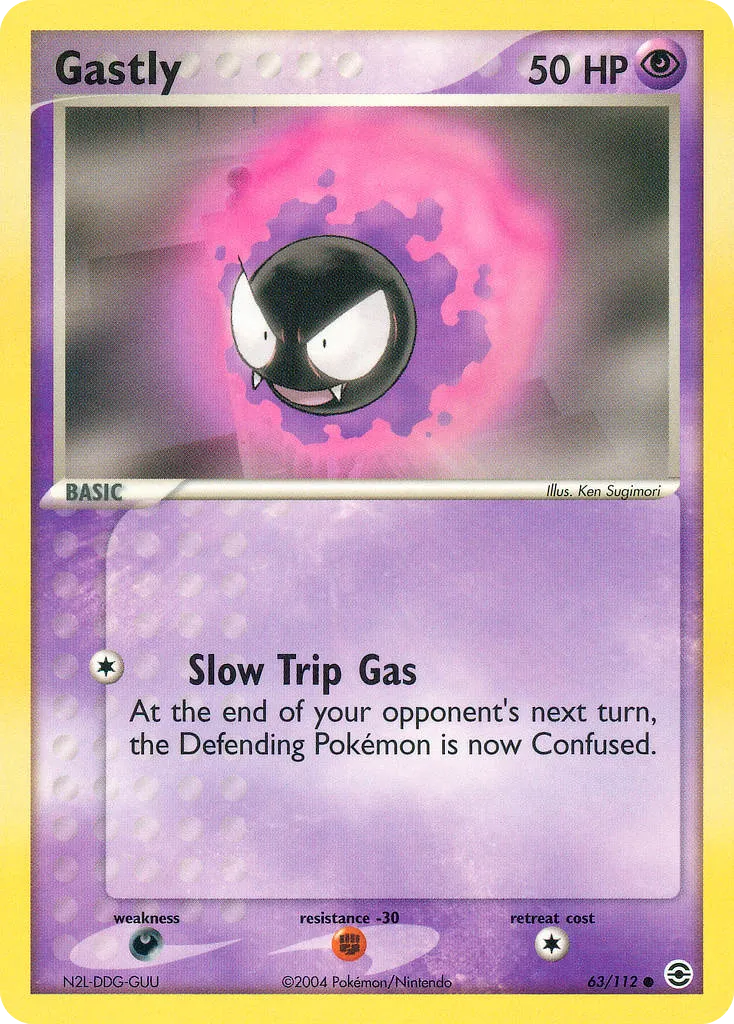 Gastly - FireRed & LeafGreen