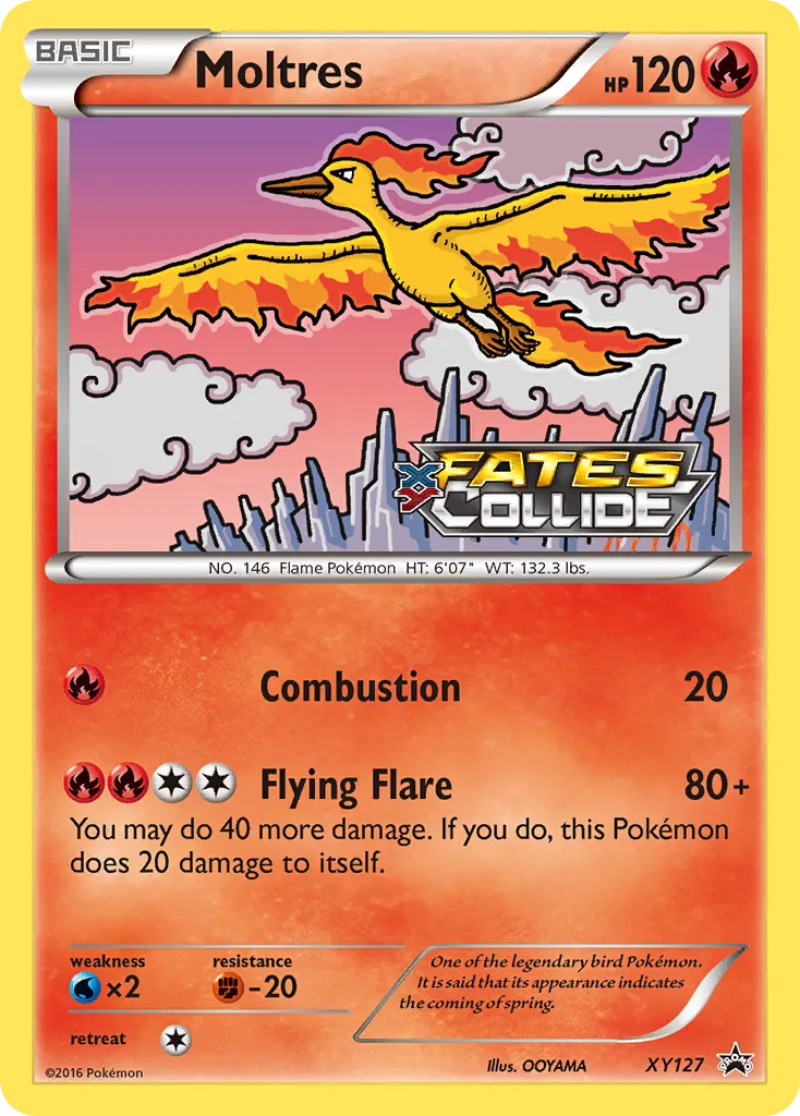 Moltres - XY Black Star Promos