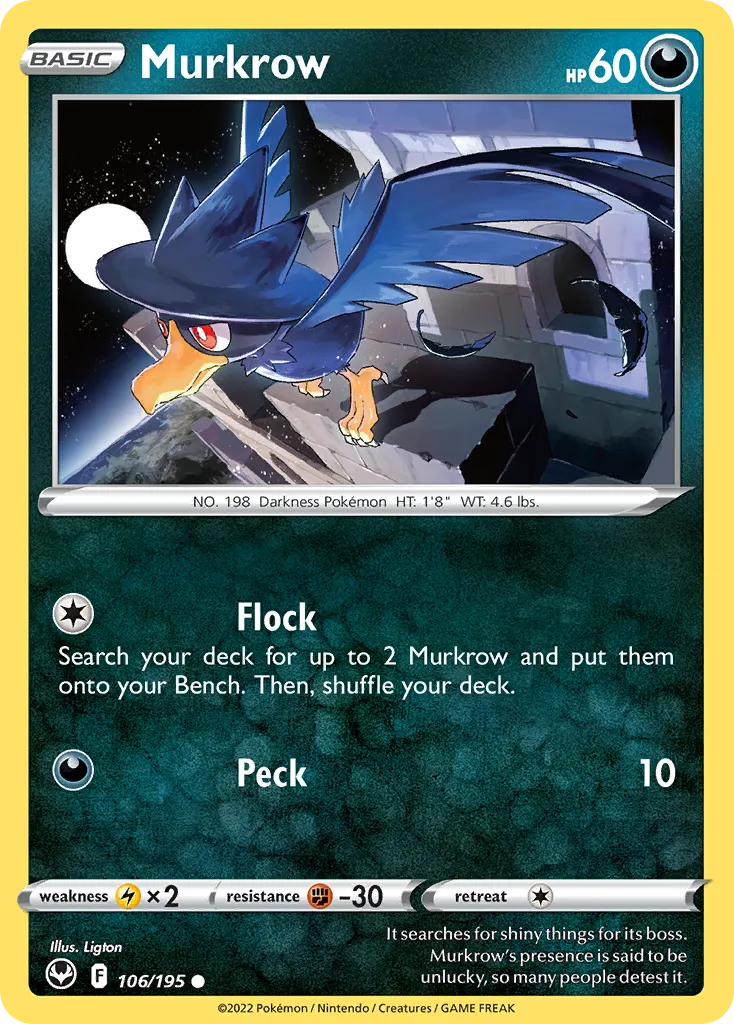 Murkrow - Silver Tempest