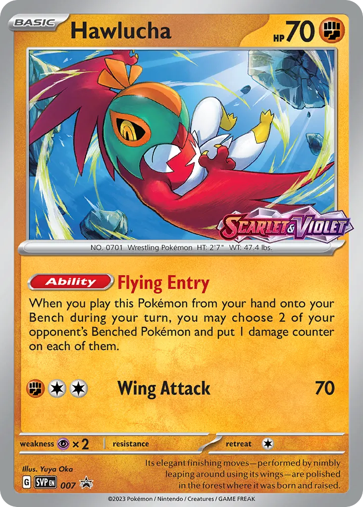 Hawlucha - Scarlet & Violet Black Star Promos