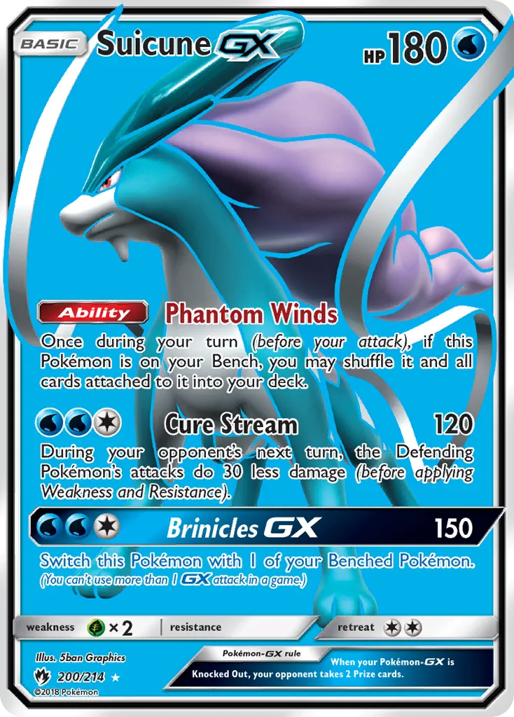Suicune-GX - Lost Thunder