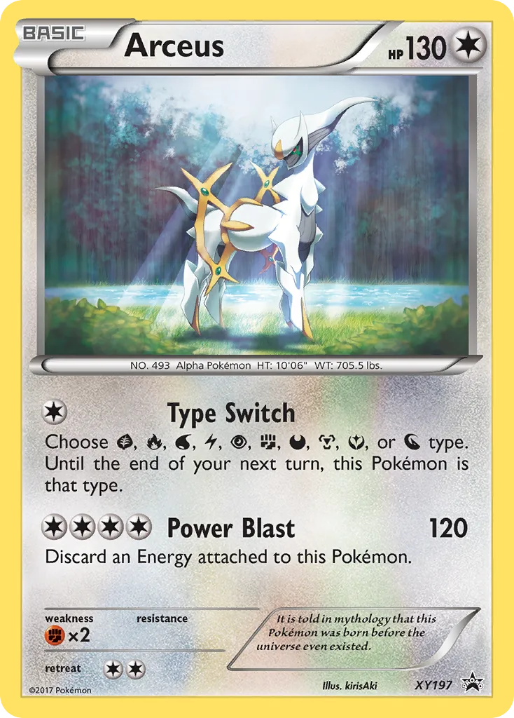 Arceus - XY Black Star Promos