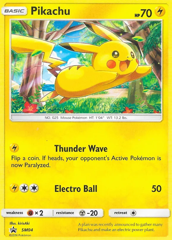 Pikachu - SM Black Star Promos