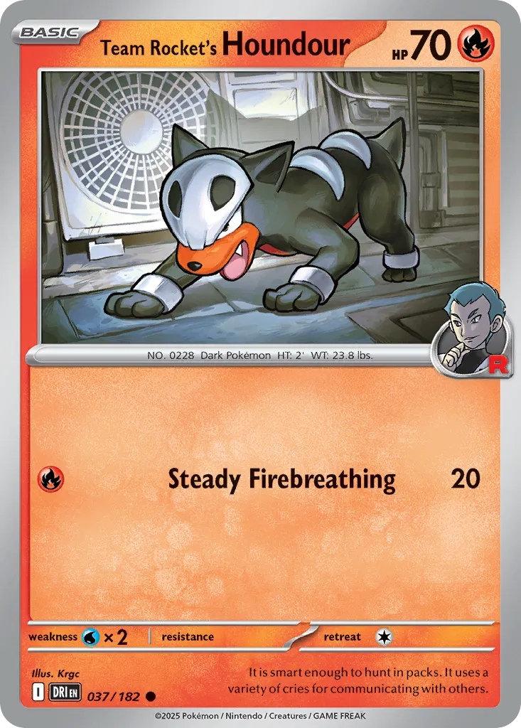 Team Rocket's Houndour - Destined Rivals