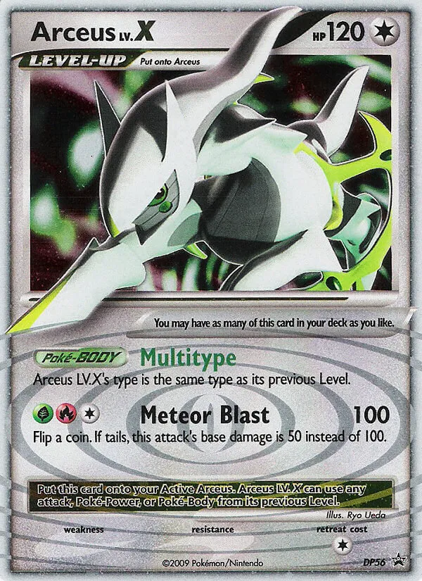 Arceus LV.X - DP Black Star Promos