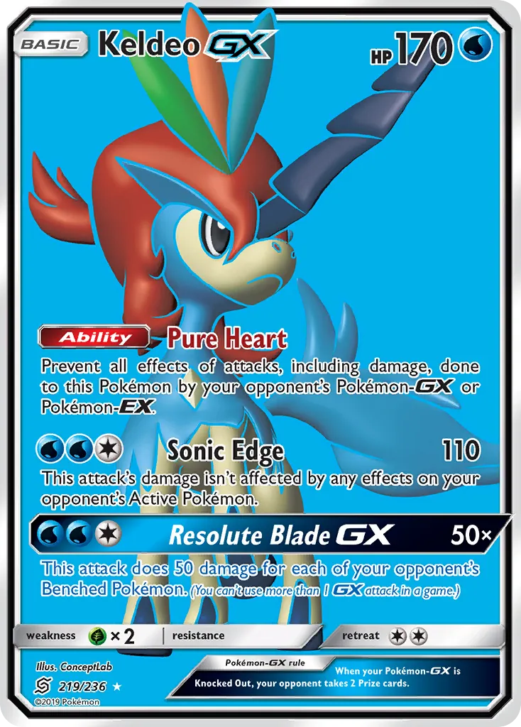 Keldeo-GX - Unified Minds
