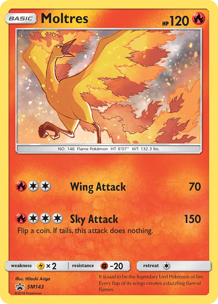 Moltres - SM Black Star Promos