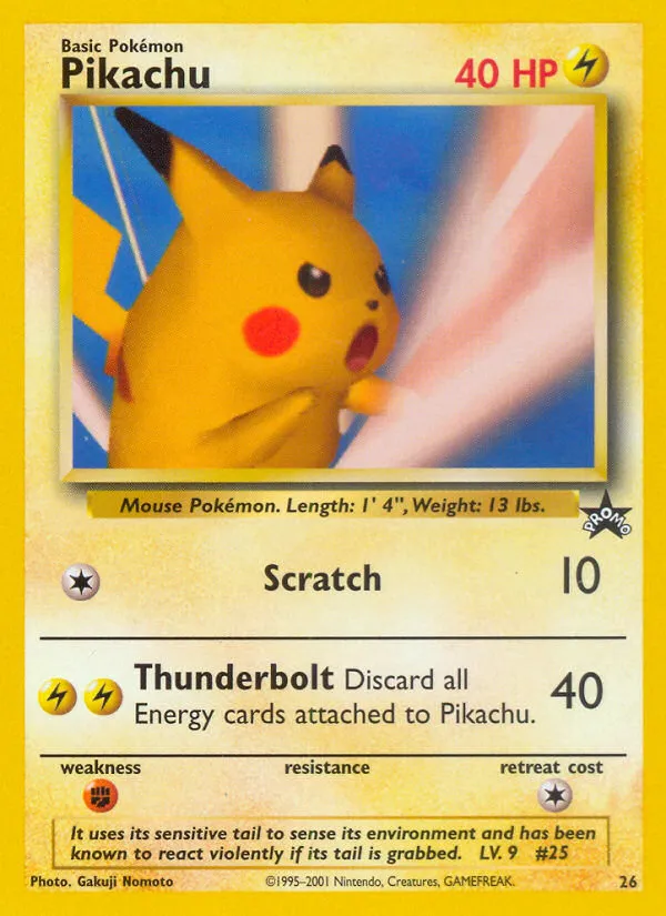 Pikachu - Wizards Black Star Promos