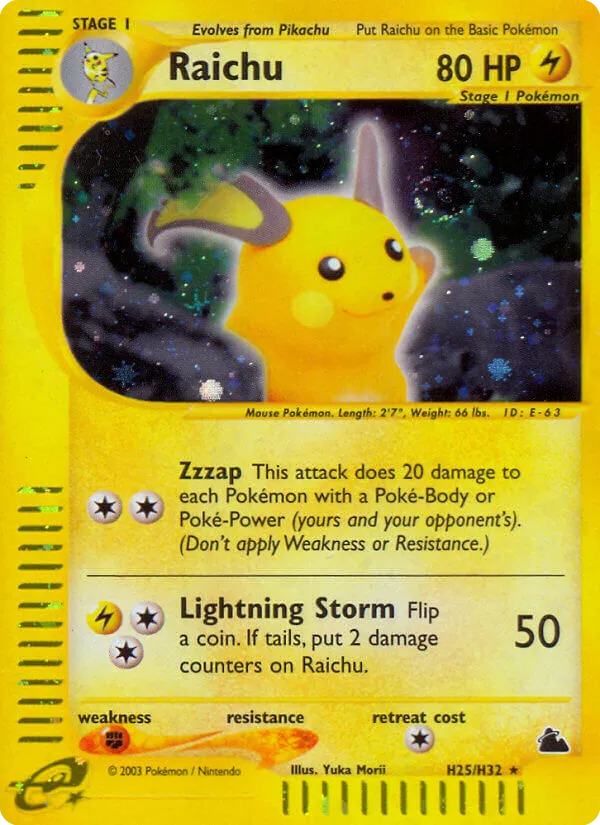 Raichu - Skyridge