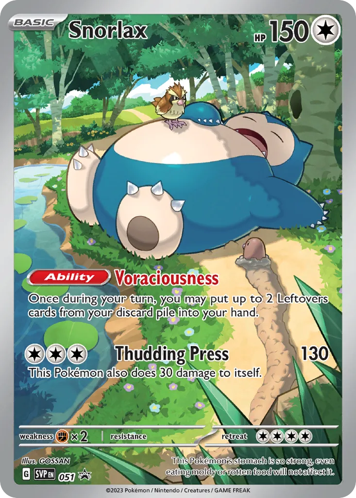 Snorlax - Scarlet & Violet Black Star Promos