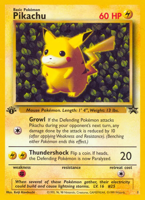 Pikachu - Wizards Black Star Promos