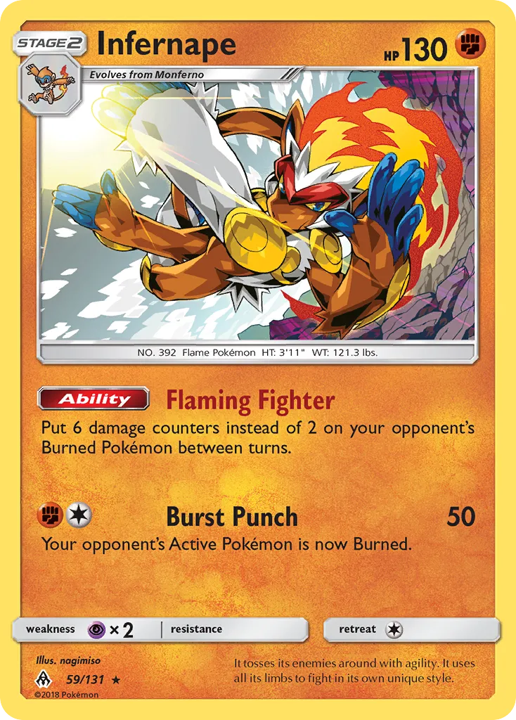 Infernape - Forbidden Light