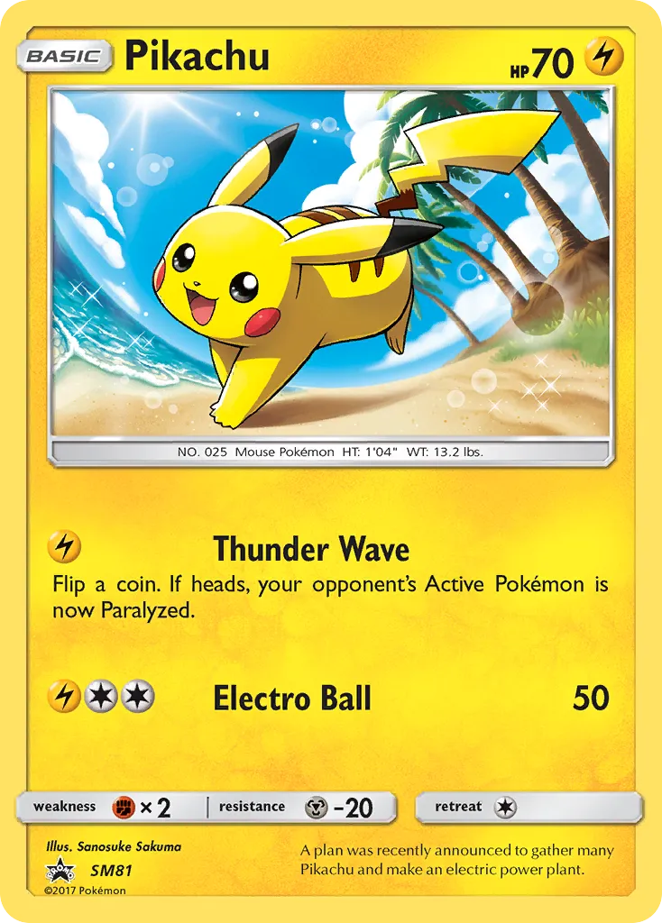 Pikachu - SM Black Star Promos