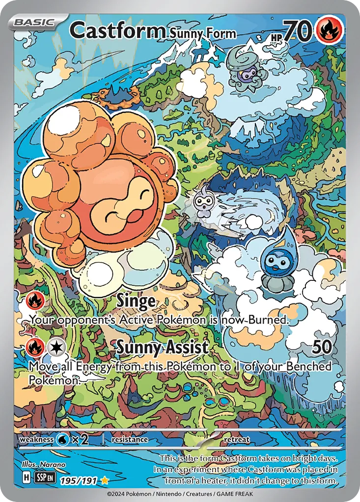 Castform Sunny Form - Surging Sparks