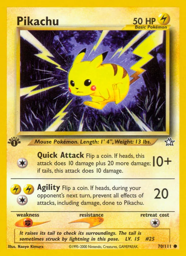 Pikachu - Neo Genesis