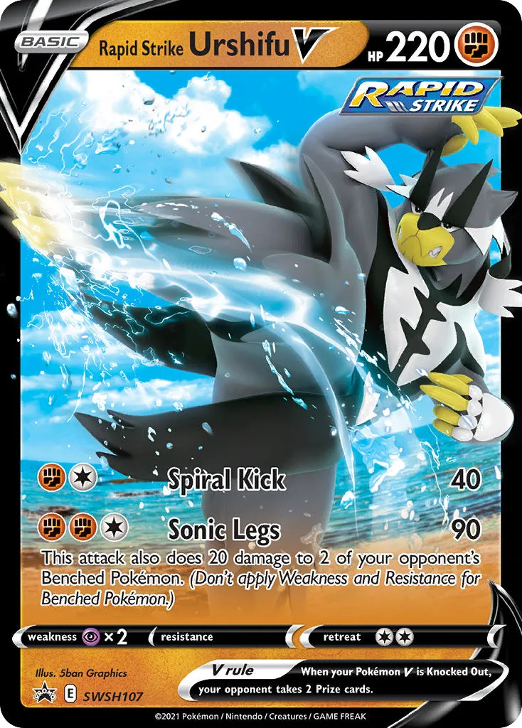 Rapid Strike Urshifu V - SWSH Black Star Promos