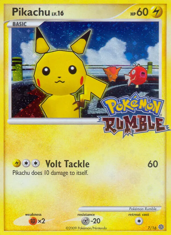 Pikachu - Pokémon Rumble