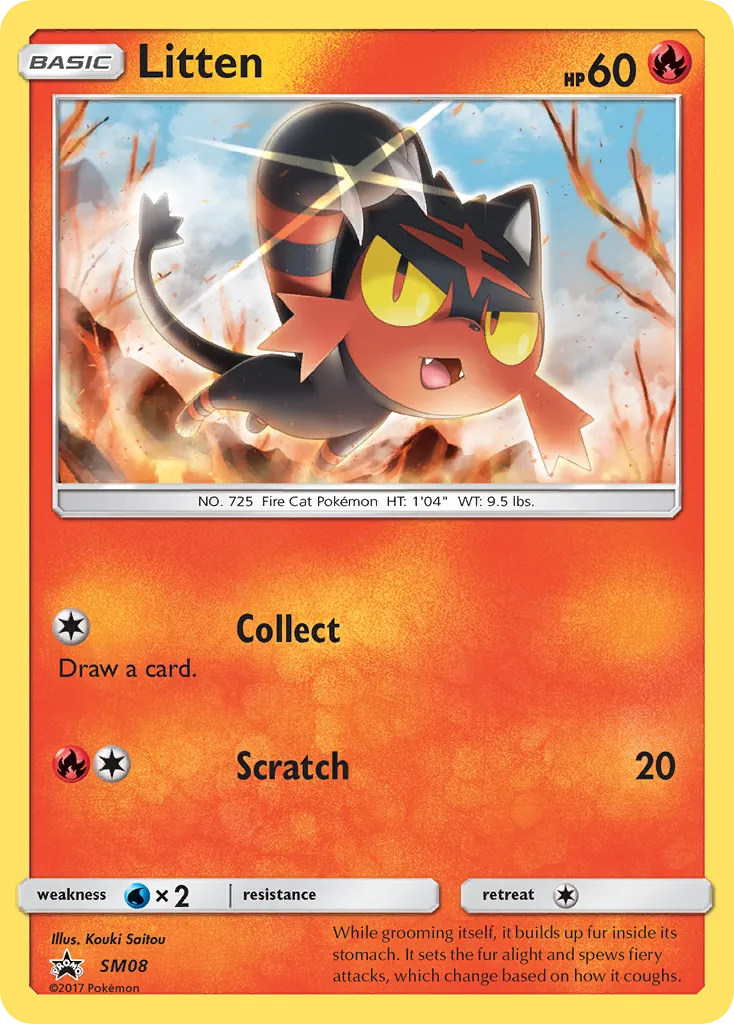 Litten - SM Black Star Promos