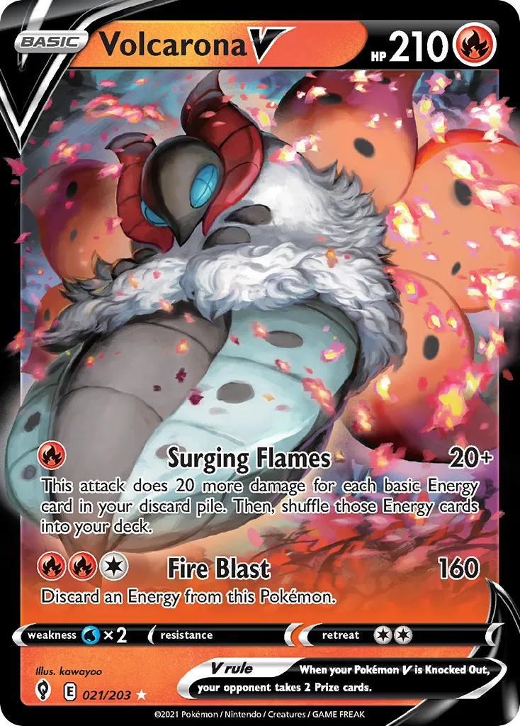 Volcarona V - Evolving Skies