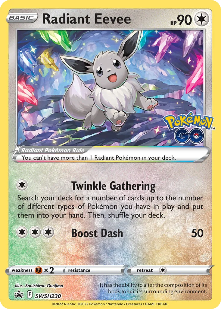 Radiant Eevee - SWSH Black Star Promos