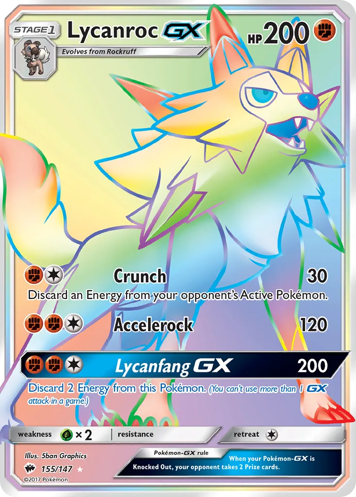 Lycanroc-GX - Burning Shadows