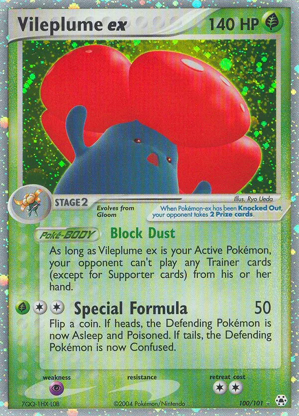 Vileplume ex - Hidden Legends