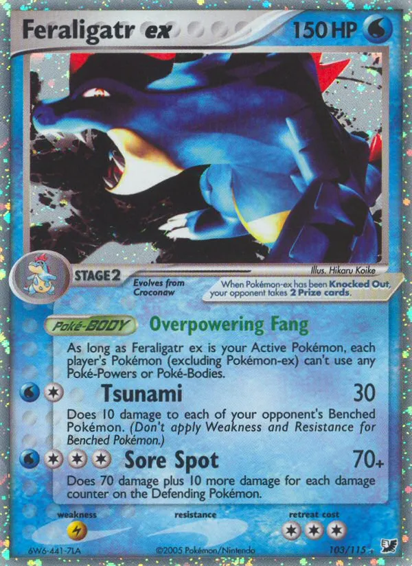 Feraligatr ex - Unseen Forces