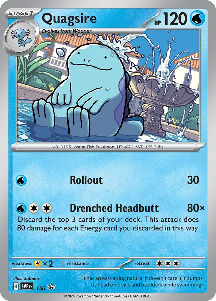 Quagsire - Scarlet & Violet Black Star Promos