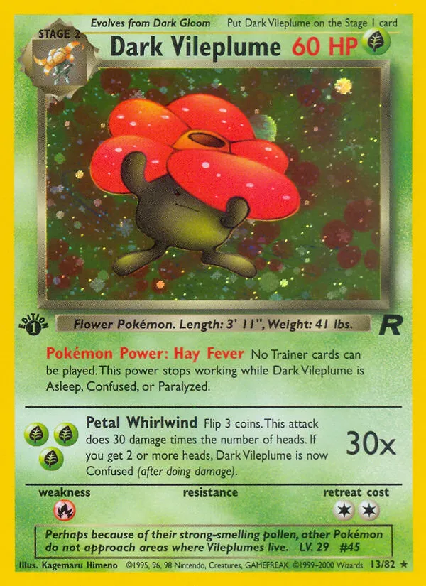 Dark Vileplume - Team Rocket