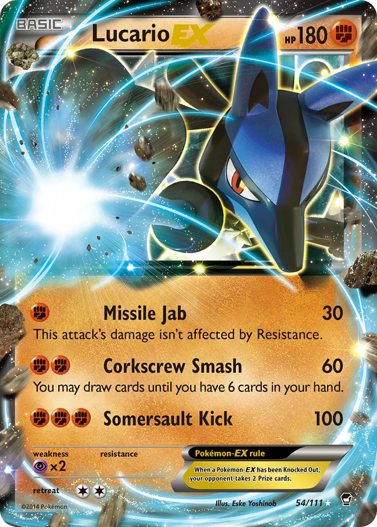 Lucario-EX - Furious Fists