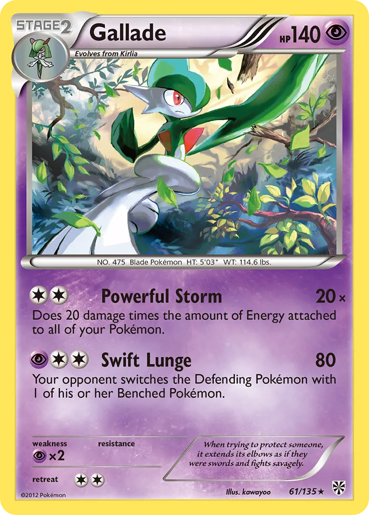Gallade - Plasma Storm