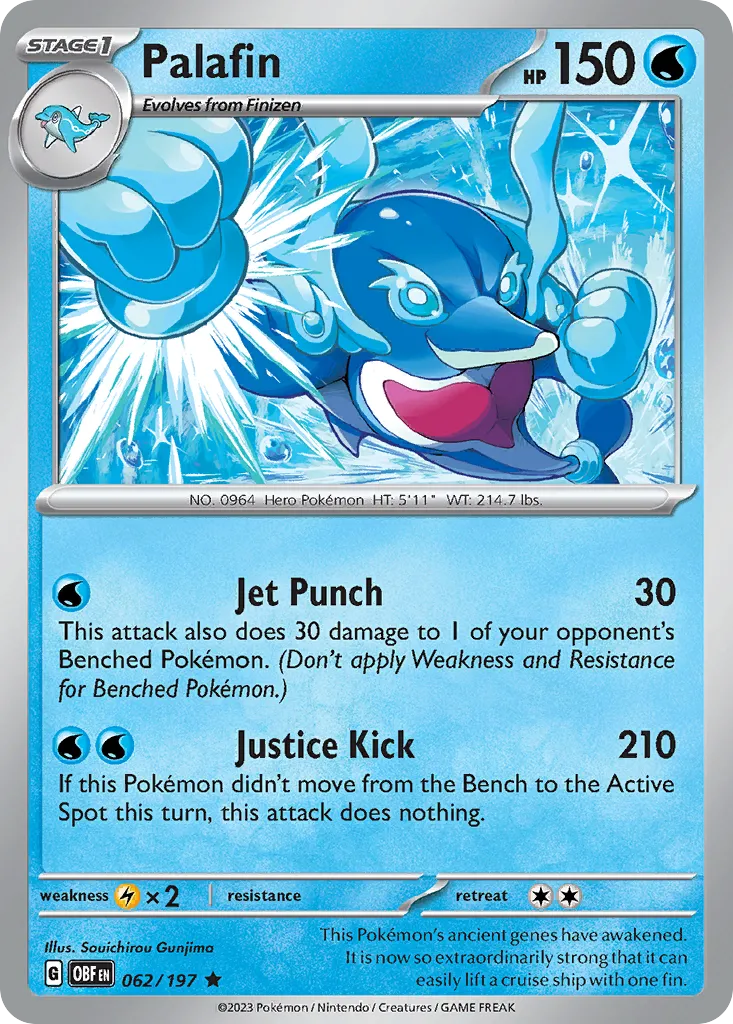 Palafin - Obsidian Flames