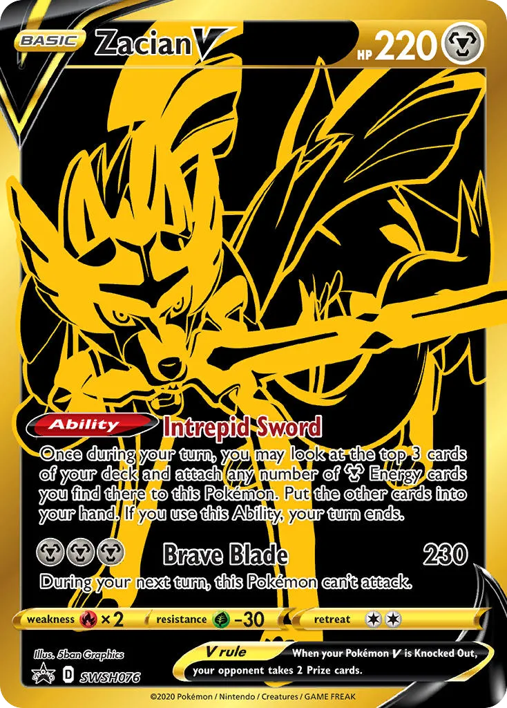 Zacian V - SWSH Black Star Promos