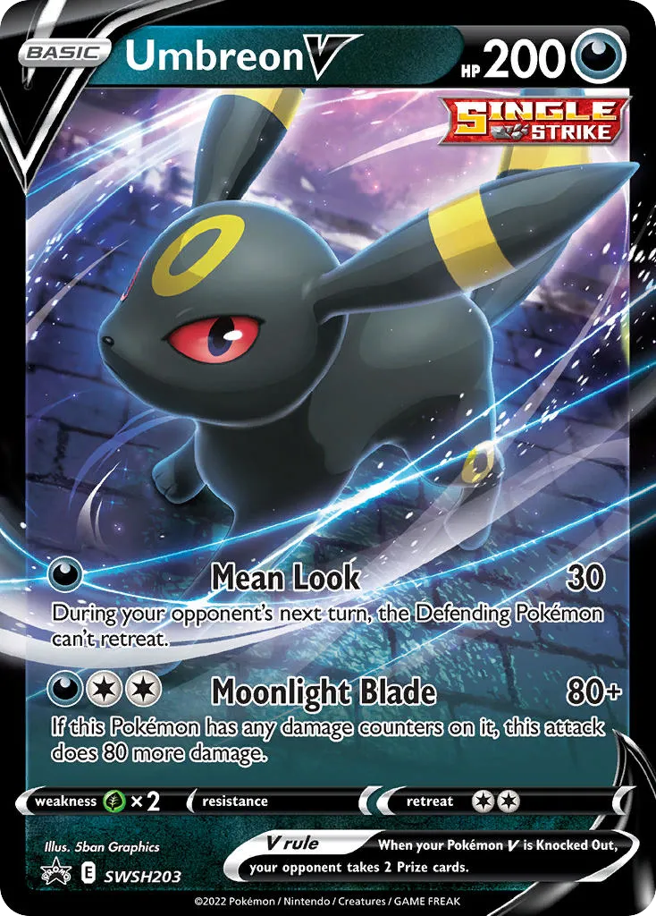 Umbreon V - SWSH Black Star Promos