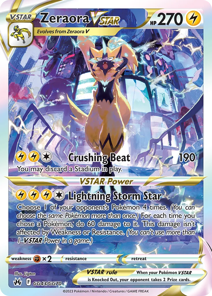 Zeraora VSTAR - Crown Zenith Galarian Gallery