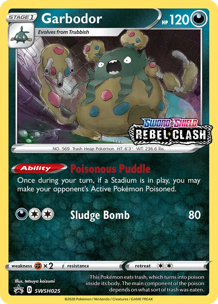Garbodor - SWSH Black Star Promos