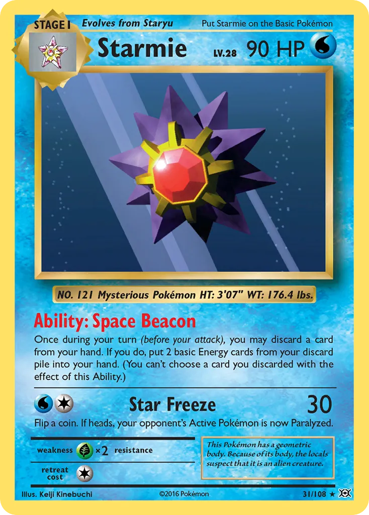 Starmie - Evolutions