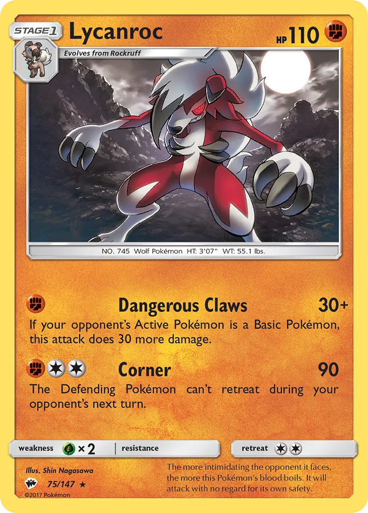 Lycanroc - Burning Shadows