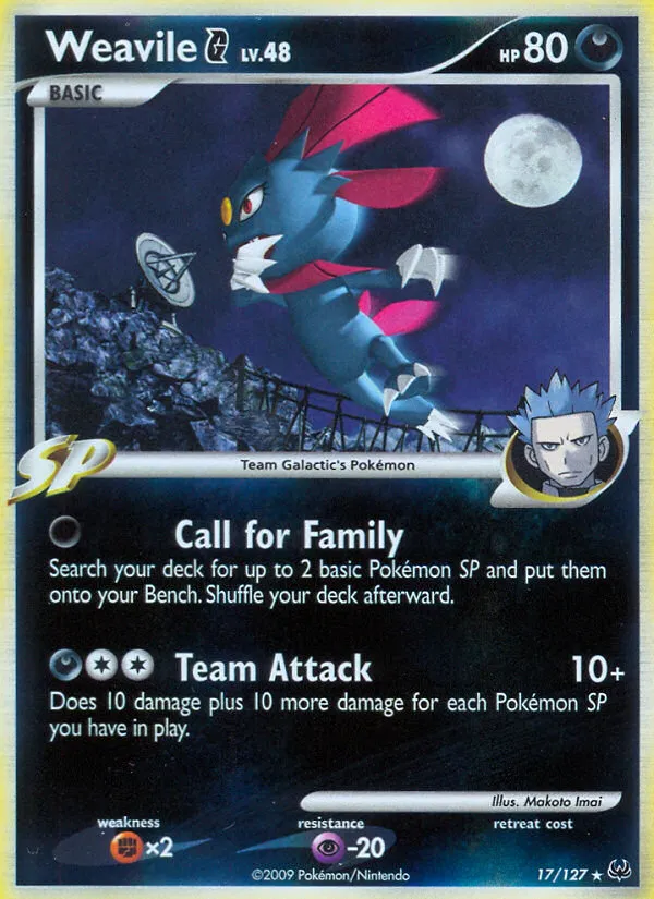 Weavile G - Platinum