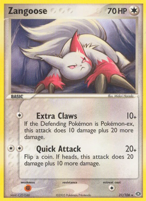 Zangoose - Emerald
