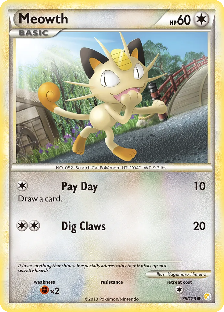 Meowth - HeartGold & SoulSilver