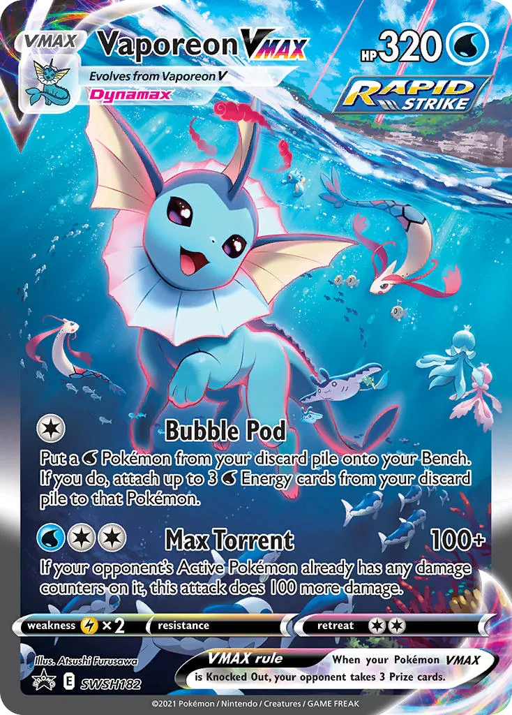 Vaporeon VMAX - SWSH Black Star Promos