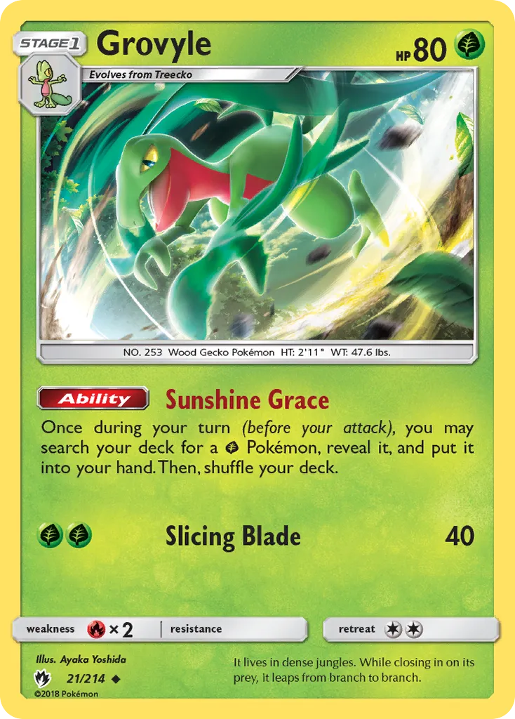 Grovyle - Lost Thunder