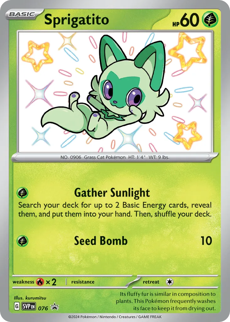 Sprigatito - Scarlet & Violet Black Star Promos