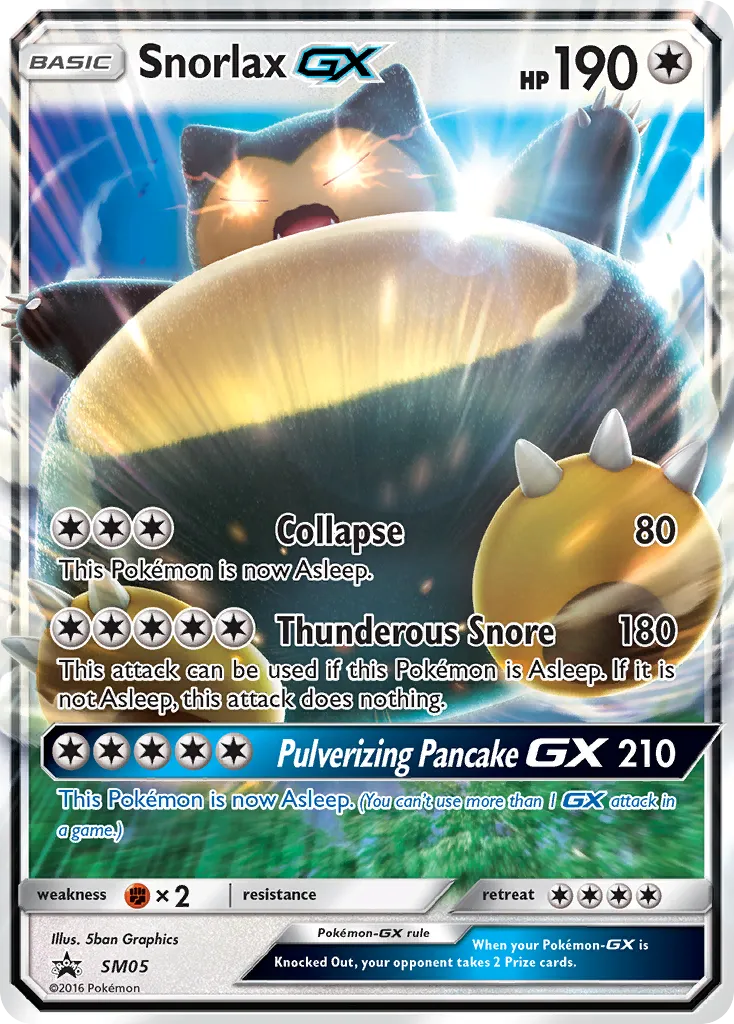 Snorlax-GX - SM Black Star Promos