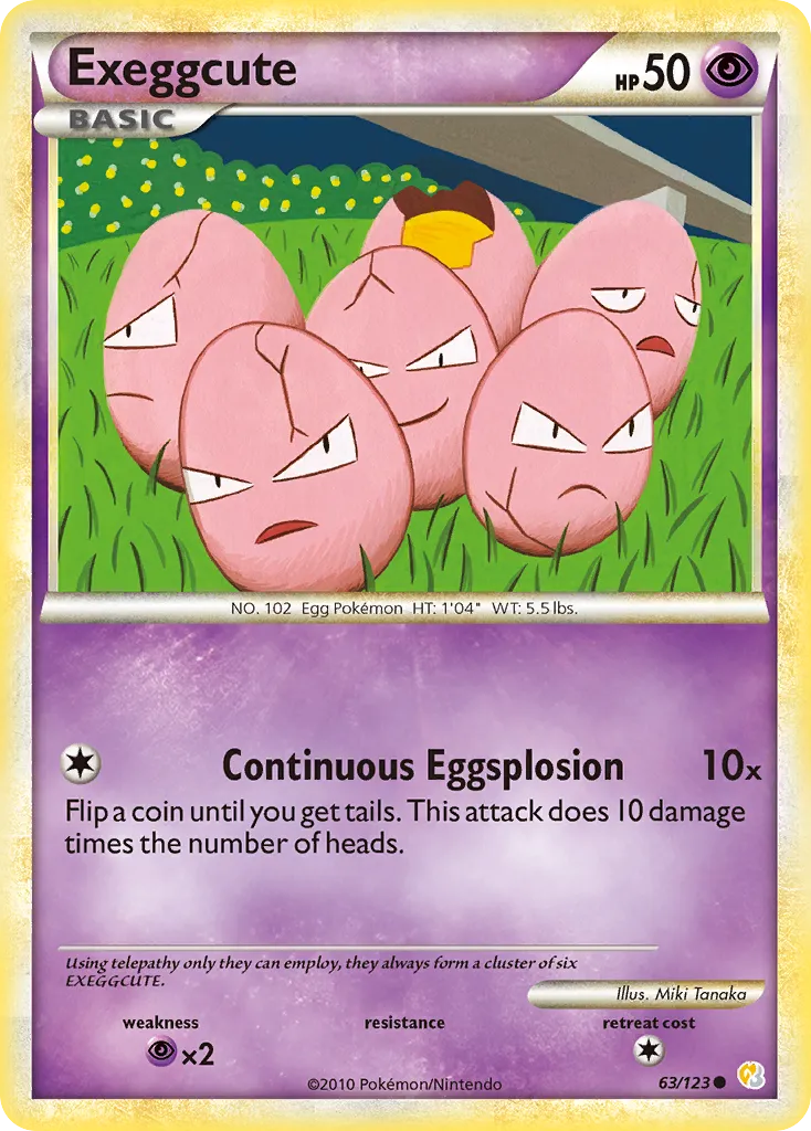 Exeggcute - HeartGold & SoulSilver