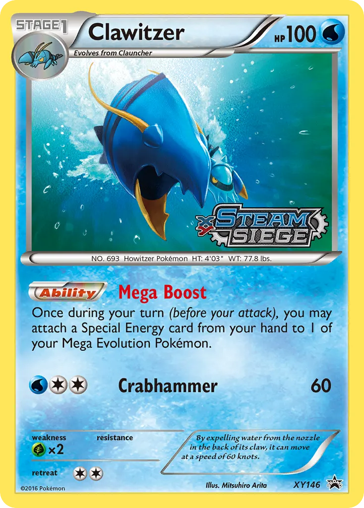 Clawitzer - XY Black Star Promos