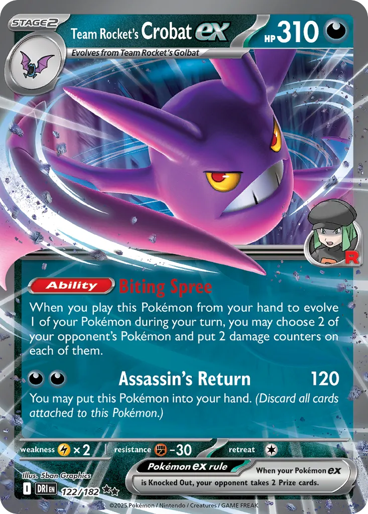 Team Rocket's Crobat ex - Destined Rivals