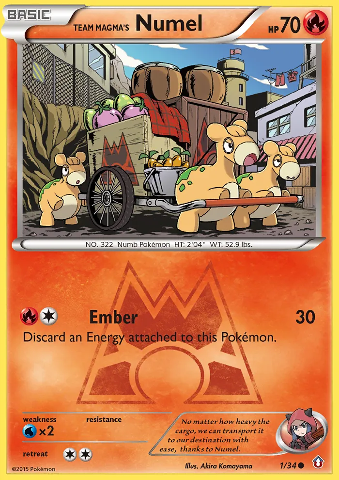 Team Magma's Numel - Double Crisis
