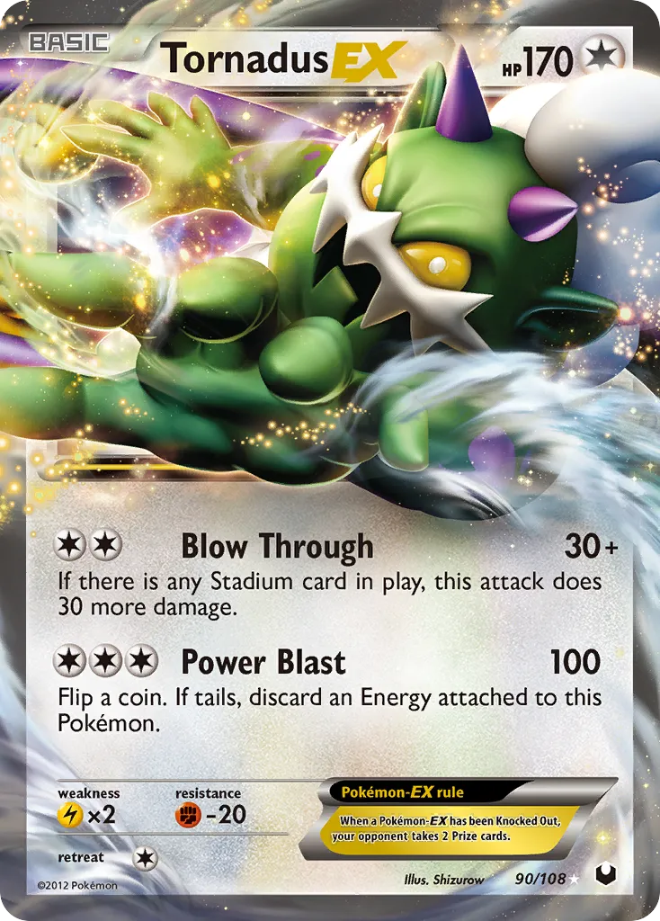 Tornadus-EX - Dark Explorers